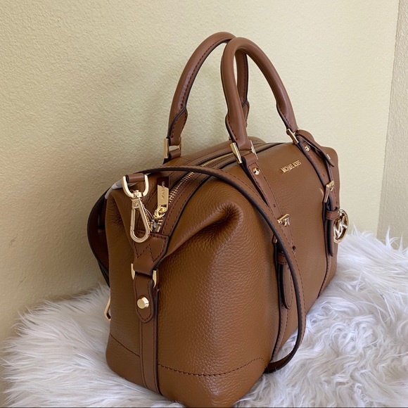 Michael Kors large ginger duffel satchel bag - Picture 4 of 12